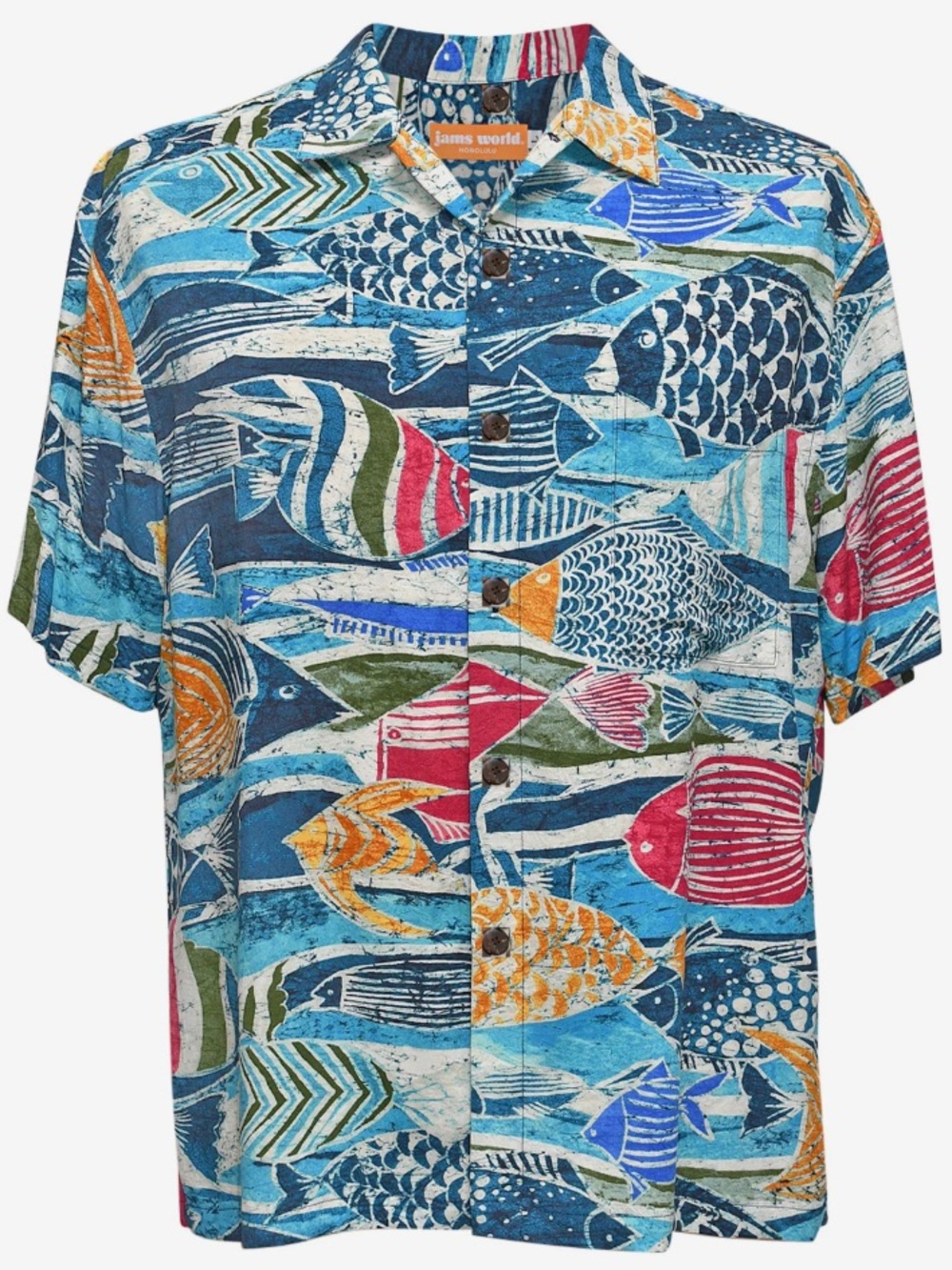 Jams World Retro Aloha Shirt - Rainbow Runner